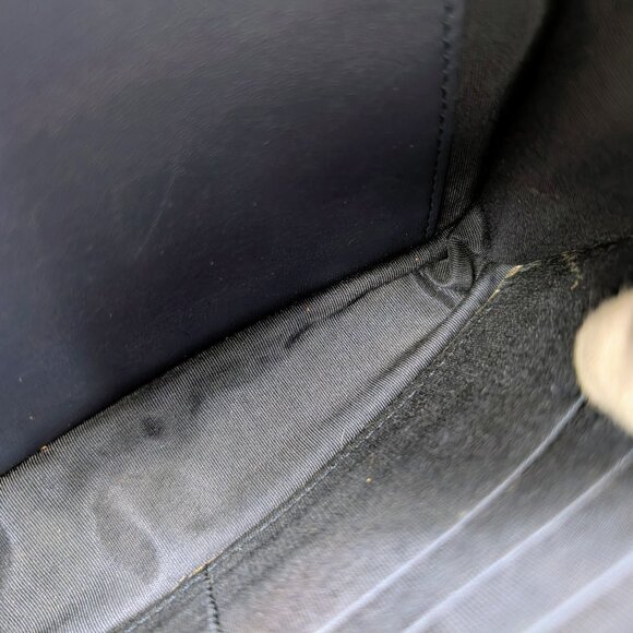 Chanel Bicolor Black and Navy Quilted Lambskin Wallet on Chain (WOC) - Picture 11 of 16